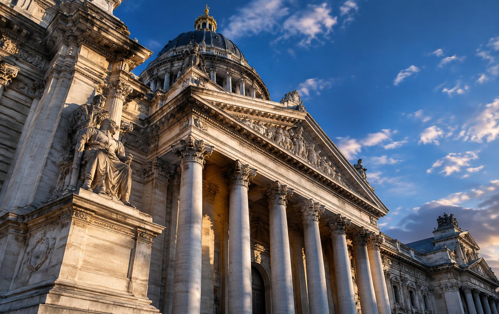 Classical architecture in Brussels